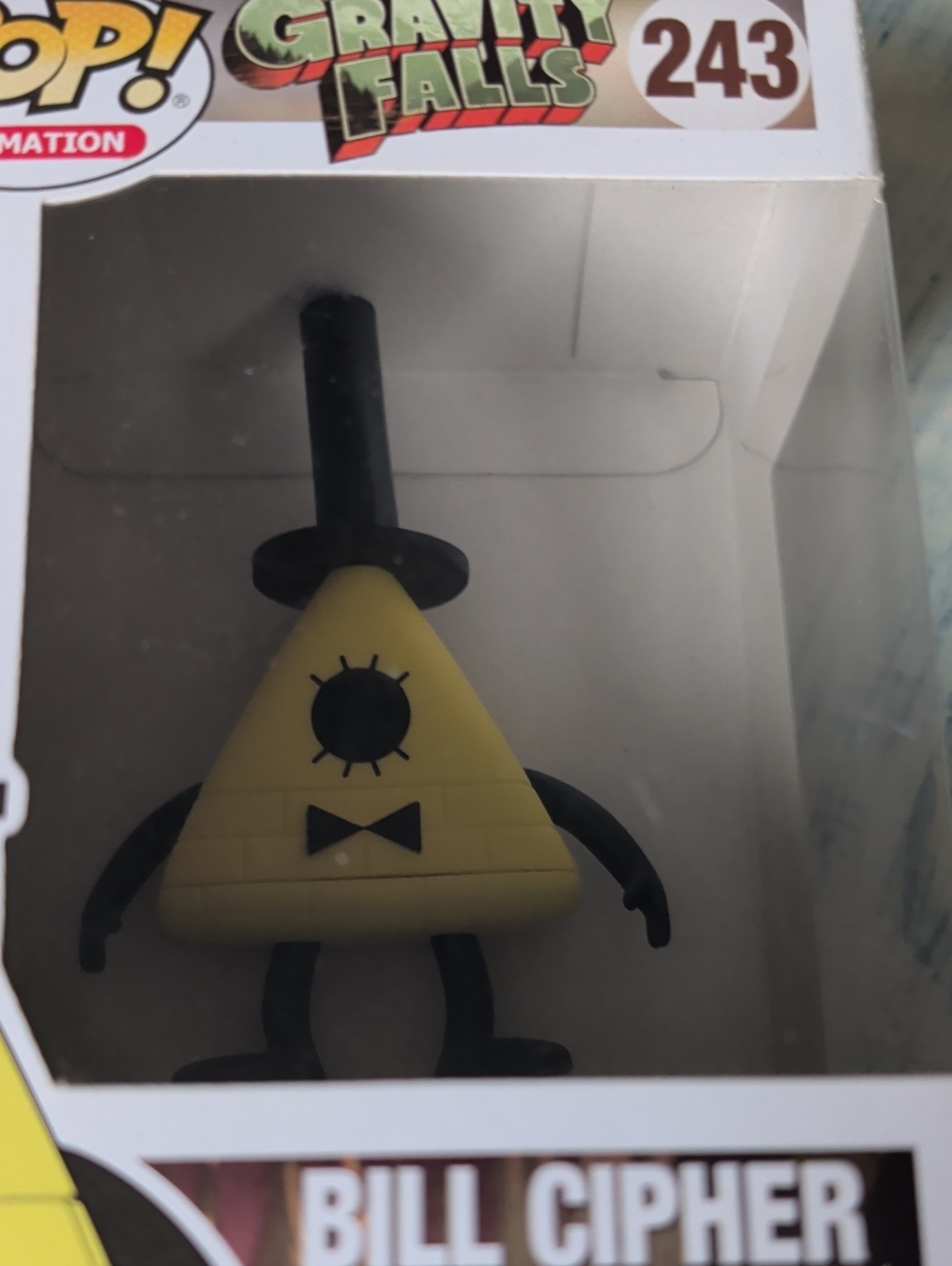 Funko Yellow & Black Bill Cipher Pop! Figure (Gravity Falls)